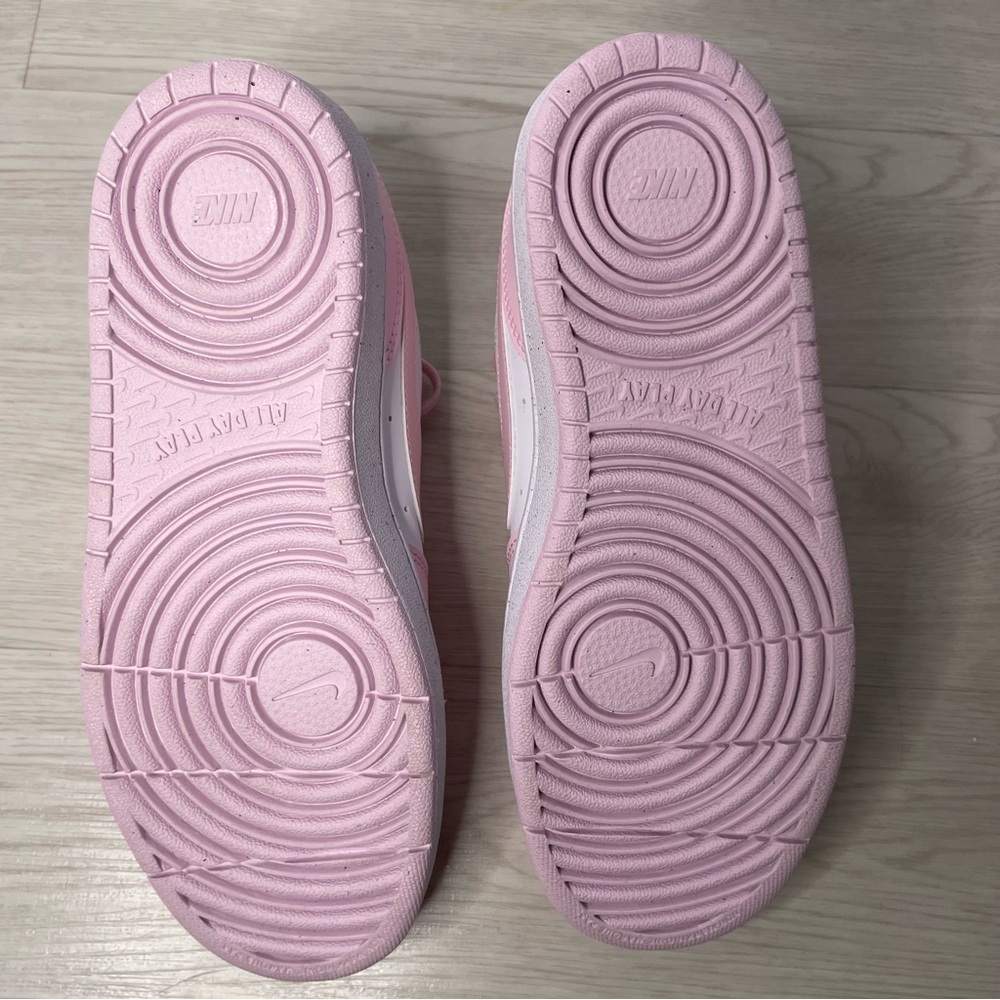 NWOB Nike Court Borough Low Recraft Pink Foam White (DV5456-105) Size 6Y  W7.5/8 - Picture 11 of 13
